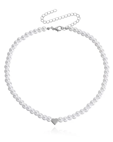 Colar feminino com pérolas barrocas - 1