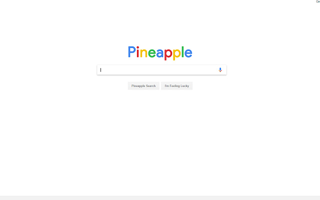 Pineapple Search for Google chrome extension