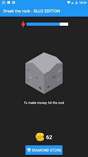 Break the Rock - BLUE Edition 1.0 APK + Mod (Uang yang tidak terbatas) untuk android
