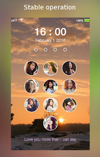 photo lock screen banner