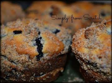 Blueberry Muffins with Crumb Topping