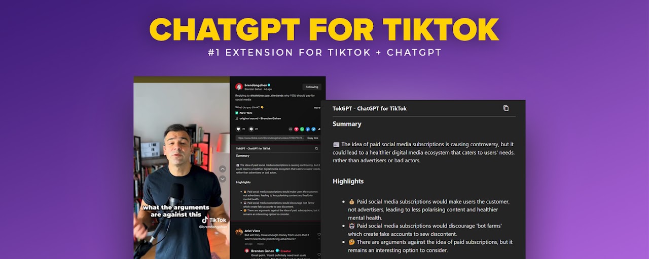 TokGPT - ChatGPT for TikTok Preview image 1