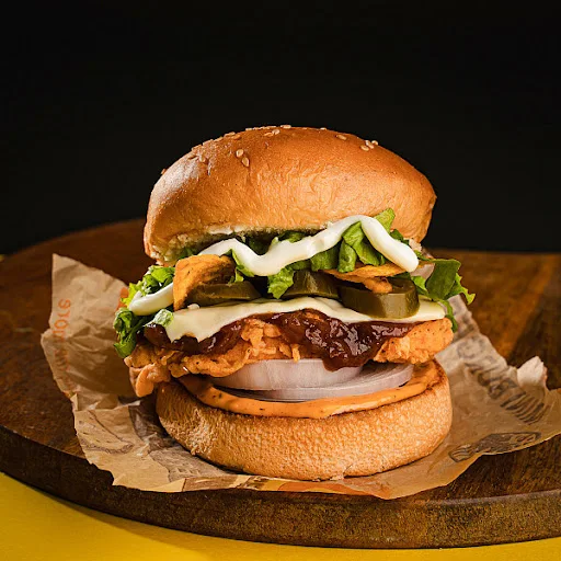 Loaded Crispy Paneer Burger