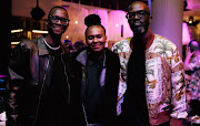 Esona with his mother Zukiswa Tyolo and father Black Coffee. 