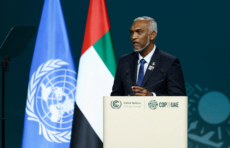 Maldives leader Mohamed Muizzu in Dubai, United Arab Emirates, December 1 2023. Picture: REUTERS/AMR ALFIKY