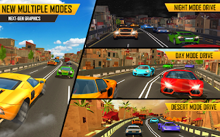 Highway Car Racing 3D Games Screenshot