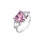White gold pink white