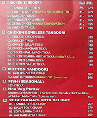 Bemisaal Sanjha Chulha menu 2