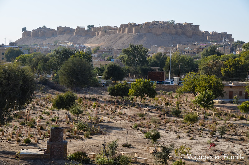 Jaisalmer fort depuis Gadi Sagar