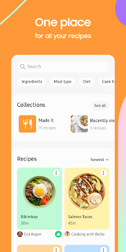 Screenshot Samsung Food: Meal Planning