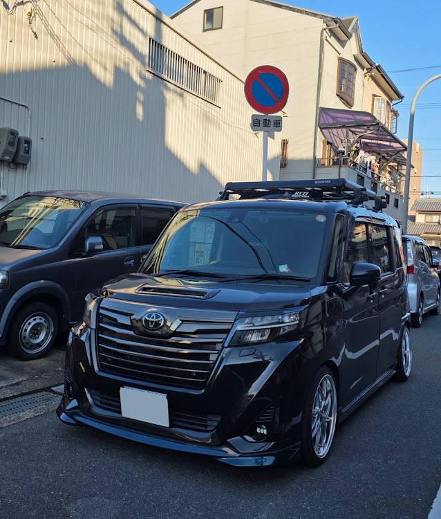 ルーミーカスタムのルーミーカスタム・熱中症に注意・車高調整・ホイール交換・あづい〜(꒪⌓꒪)あづいよ〜(꒪⌓꒪)に関するカスタム事例の投稿画像1枚目