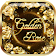 Golden rose diamond Keyboard icon