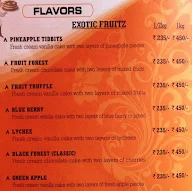 Amma's Pastries menu 4