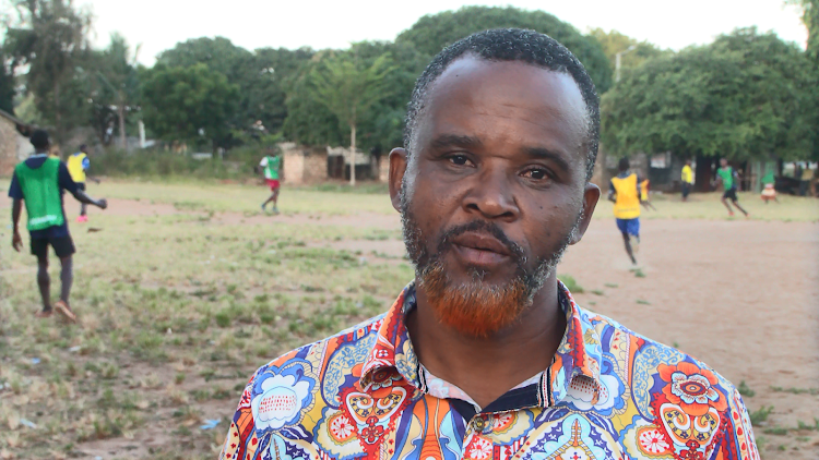 Denmark FC team manager Mohammed Mwinyi Mshindo during an interview at Magayakulo in Kwale county on Wednesday, October 4, 2023.