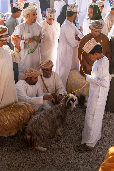 Nizwa, targ kóz