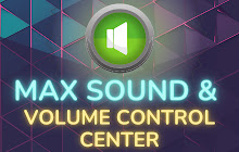 Max Sound & Volume Control Center small promo image