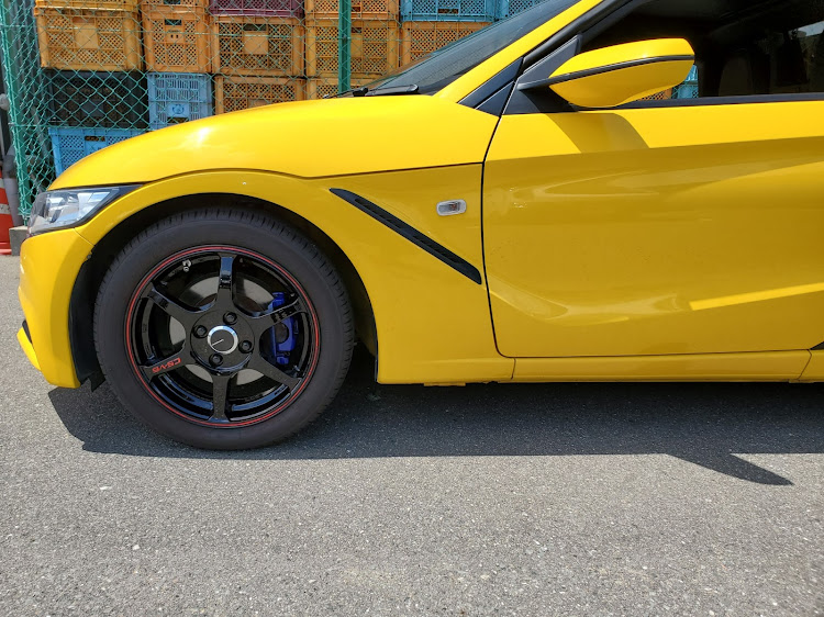 S660の塗装DIY・キャリパー塗装に関するカスタム事例の投稿画像1枚目