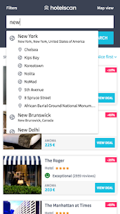 hotelscan - Hotel Search Screenshot