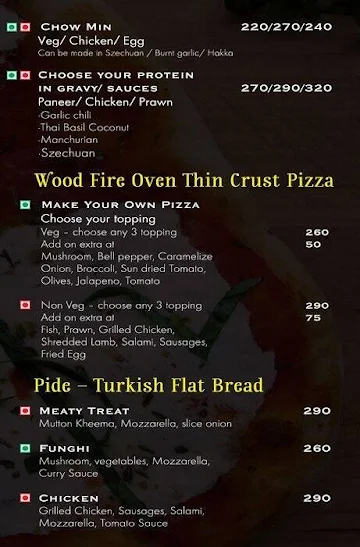 Mediterra menu 