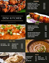 Desi Kitchen menu 1