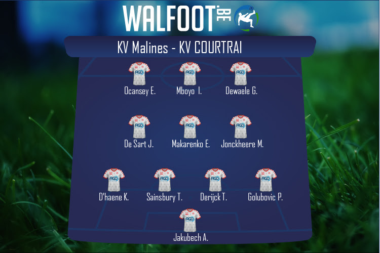 Composition KV Courtrai | KV Malines - KV Courtrai (17/10/2020)