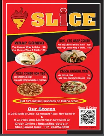 Slice menu 