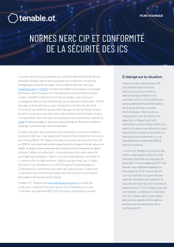 Conformité aux normes NERC CIP et à la sécurité ICS