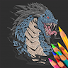 Monster Kaiju Coloring Book icon