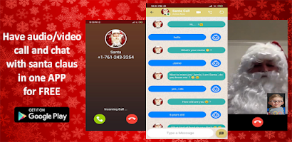 Video call and Chat Santa Screenshot