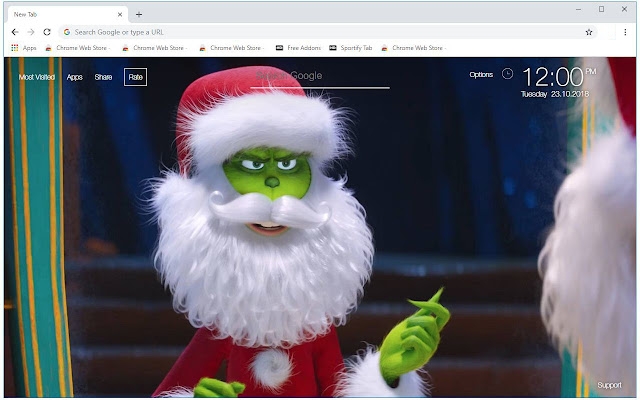 The Grinch Wallpapers New Tab - freeaddon.com