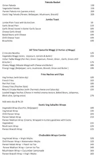 Chaibubble menu 1