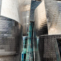 dettaglio del Guggenheim di Bilbao di 