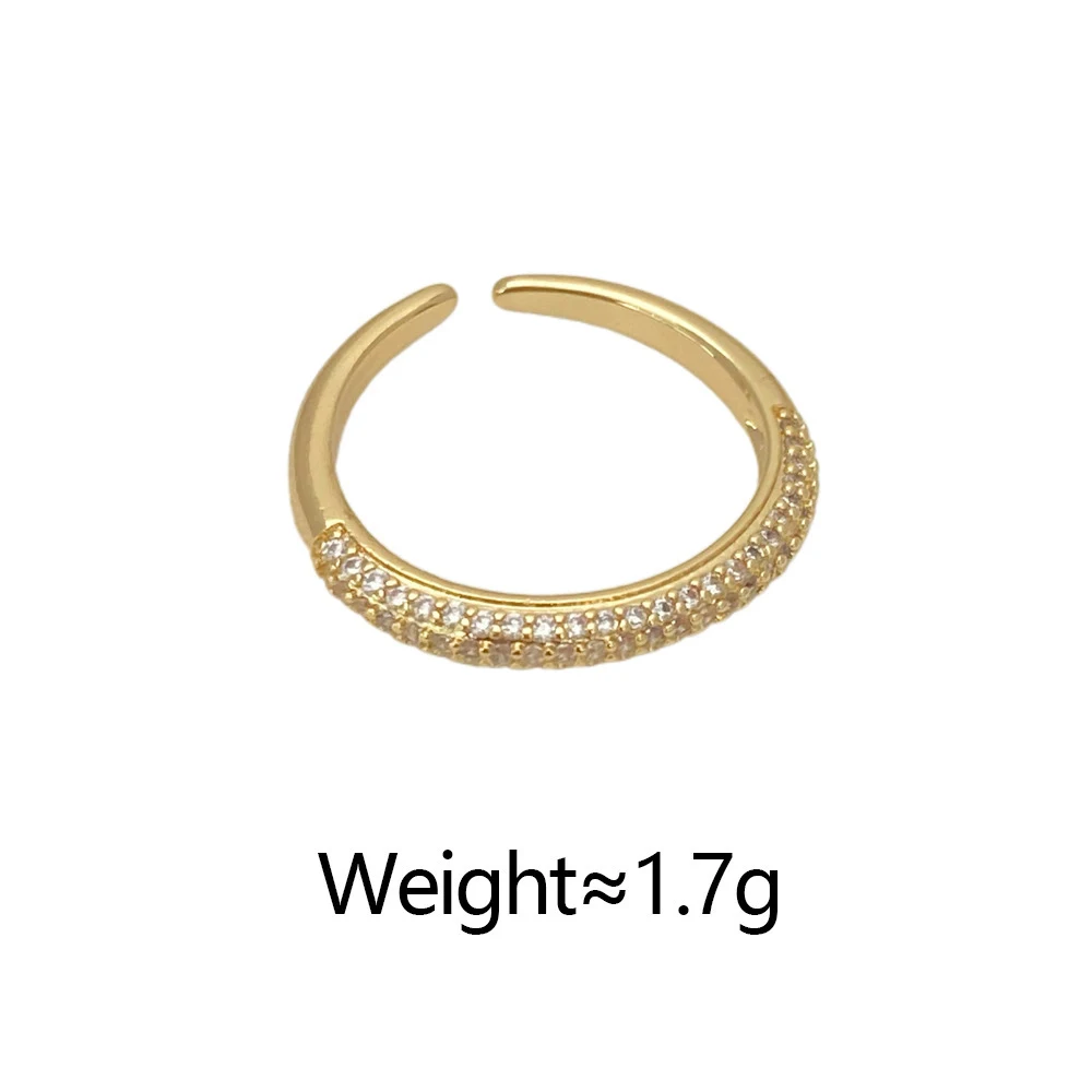 Title 1, Ring Damenmode, voll Zirkonia, raffiniert und s...