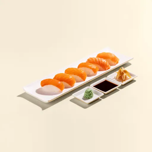 Salmon Sushi (6 Pcs)