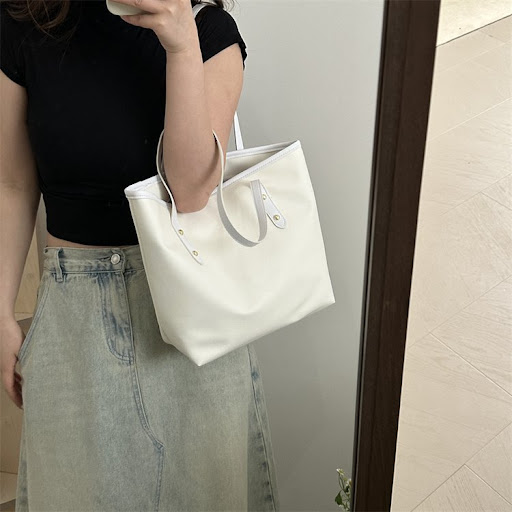 Title 5, Womens High-Grade Large-Capacity Retro Tote Ba...