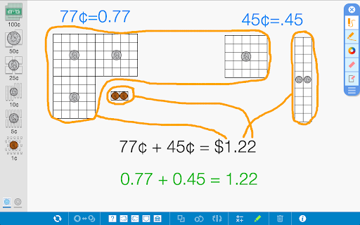 Money Pieces, by The Math Learning Center