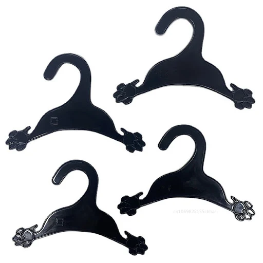 Dog Clothes Hanger Ultra Thin Space Saving Hook Practical and Durable Use Pet Gift for Small Dog Kitten Anti-Skid Clothi
