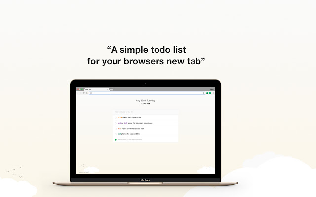 Todo Tab chrome extension