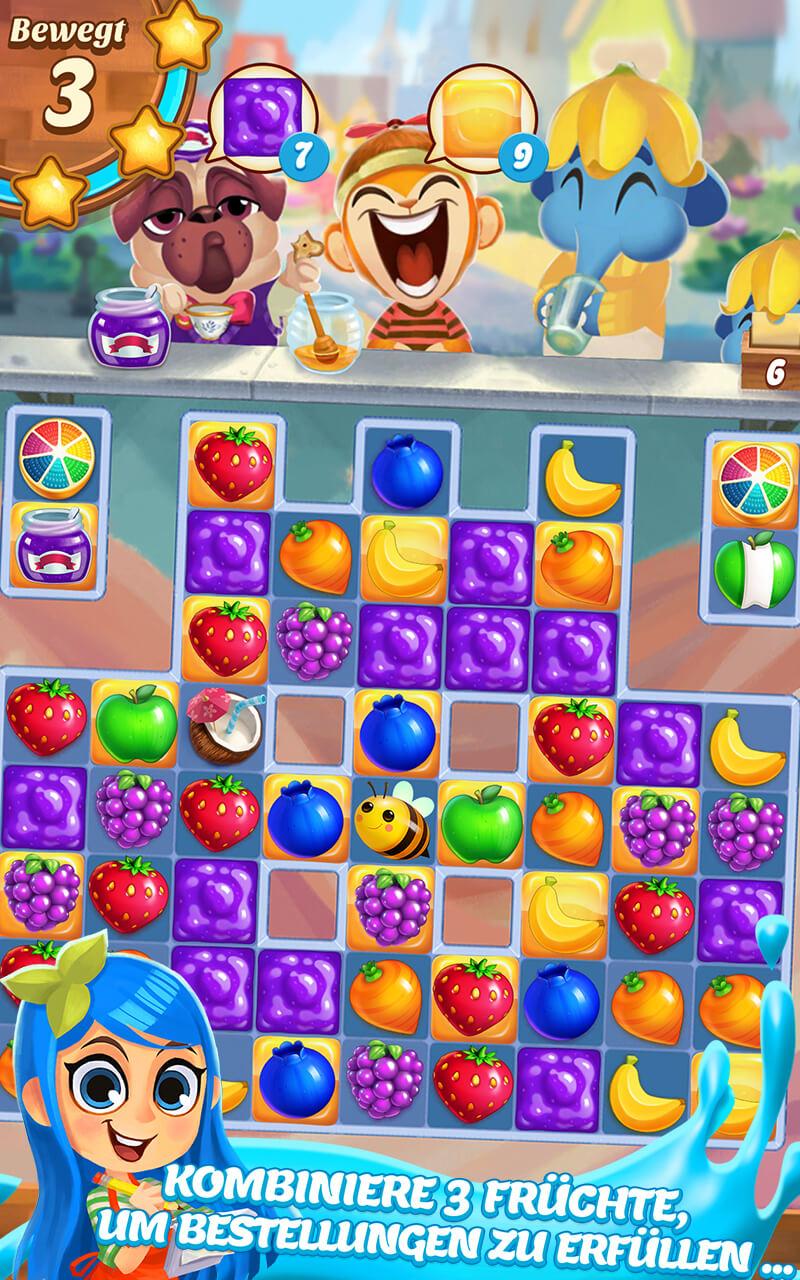 Android application Juice Jam - Match 3 Games screenshort