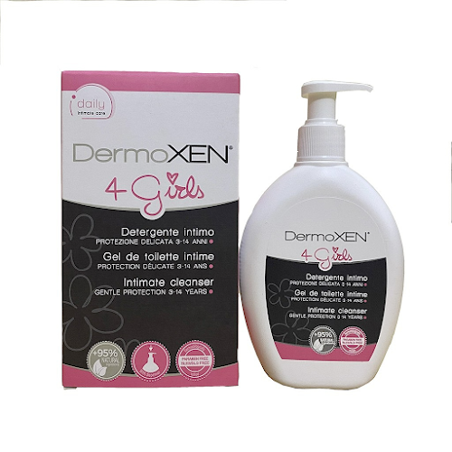 Dung dịch vệ sinh phụ nữ DERMOXEN 4 GIRLS DETERGENTE INTIMO 200ml_3K