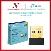 Usb Wi - Fi Nano Bluetooth 4.2 Ac600 Tp - Link Archer T2Ub Nano - Hàng Chính Hãng