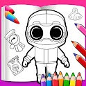 Squid Game Coloring Book