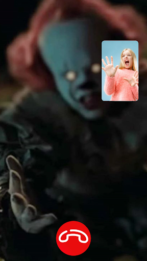 Screenshot Scary pennywise video call