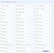 Saravanaa Ice Creams menu 3