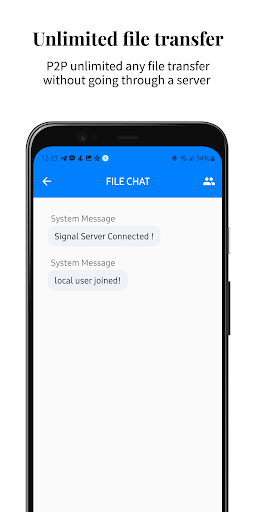 Screenshot Securet for Communication