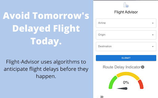 Flight-Advisor -- Route Delay Calculator