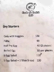 Carbs And Protein Cafe menu 2