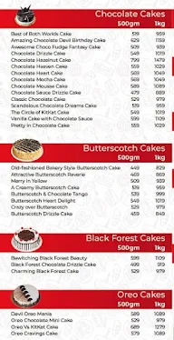 Gurgaon Bakers menu 3