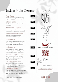 Burfi menu 1