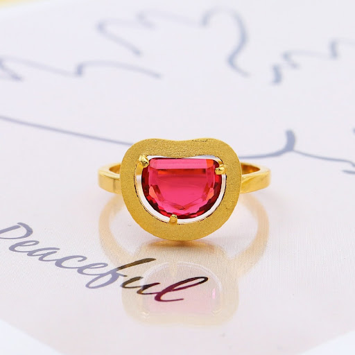 Title 2, Luxury Silver Ruby Ring for women, a timeless s...
